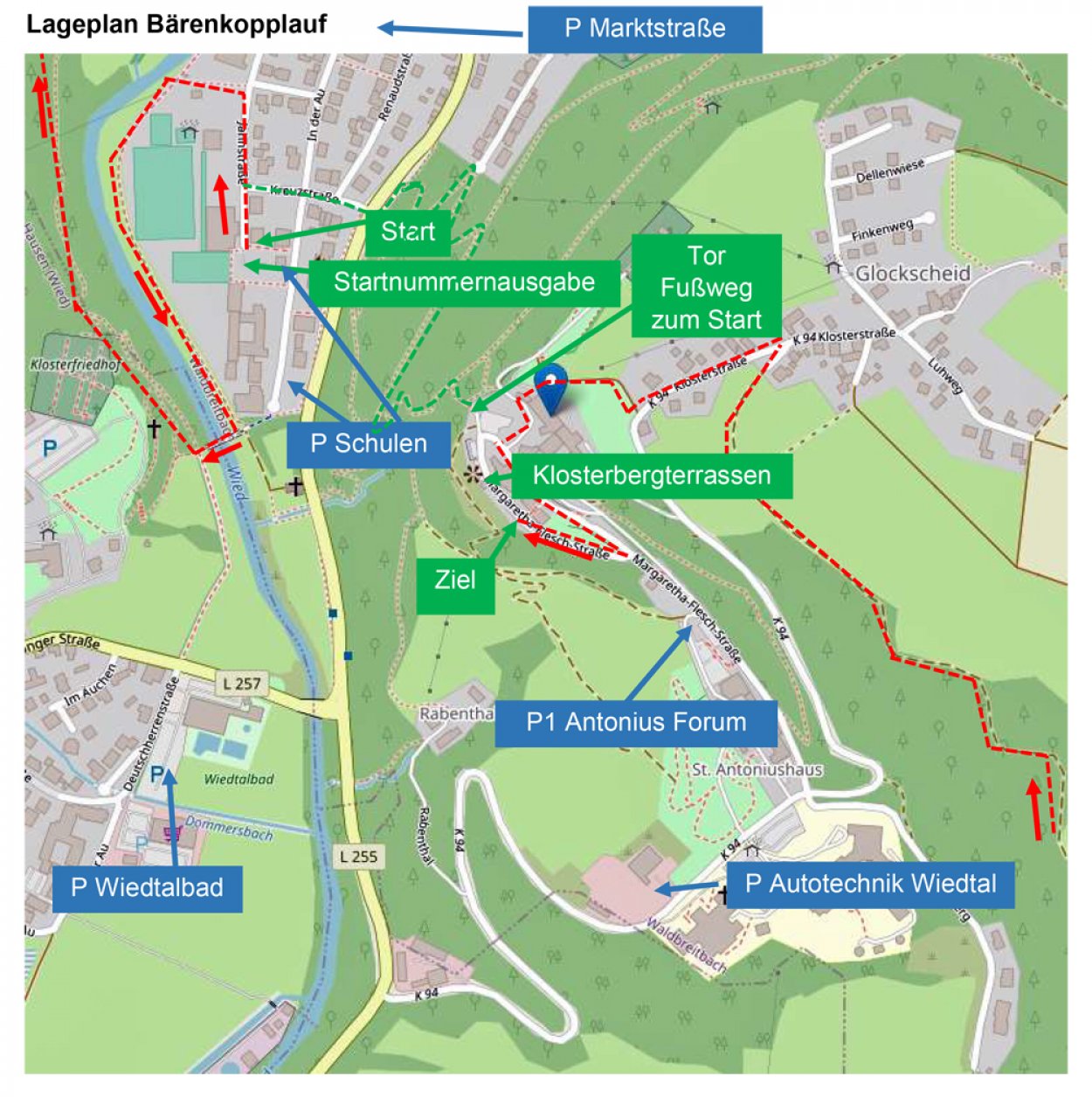 Lageplan Anfahrt Parken 2026