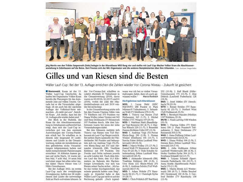 2023-11-23 Westerwälder Zeitung WLC 2023-11-23 Westerwälder Zeitung WLC